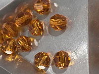 8mm Deep Yellow Crystal Beads 8mm Deep Yellow Crystal Beads