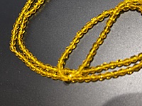 Bright Yellow Faceted 3mm beads Bright Yellow Faceted 3mm beads