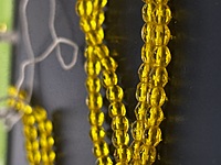 Bright Yellow Faceted 3mm beads Bright Yellow Faceted 3mm beads