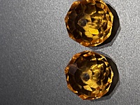 12mm Faceted Yellow Beads